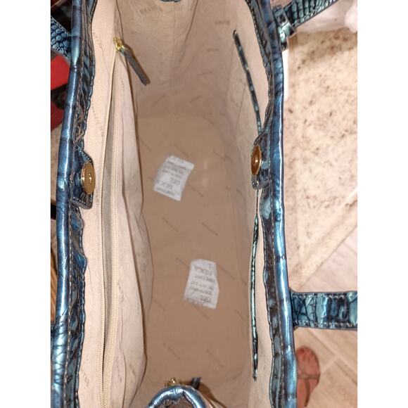 HTF NWT Brahmin Original "VERDIGRIS" Melbourne medium Julian - Picture 9 of 10